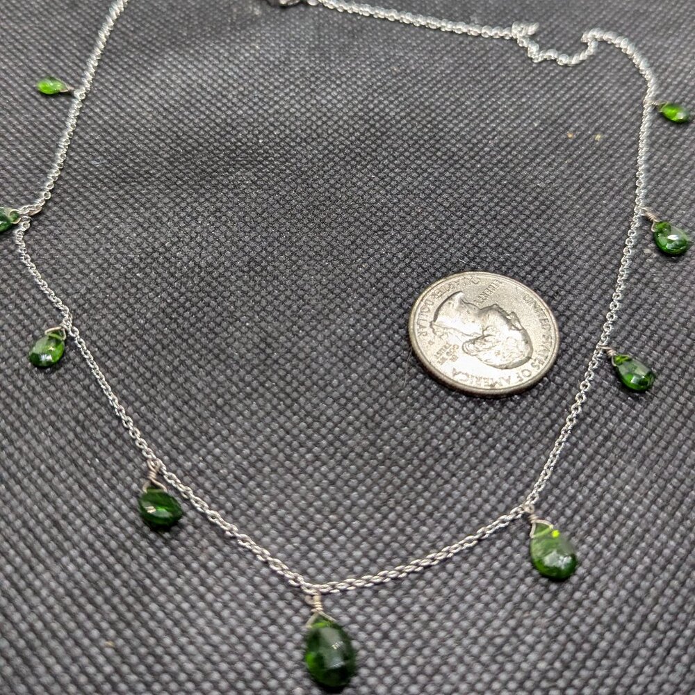 Chrome Diposide Necklace